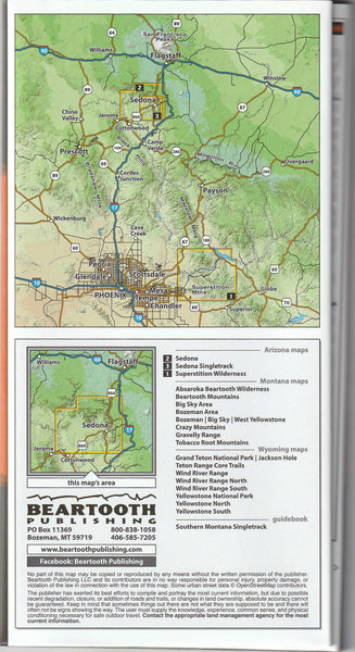 Sedona, Arizona Includes Descriptions for 21 of Sedona's Best Dayhikes - Wide World Maps & MORE!