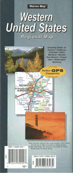 Western United States Regional Map - Wide World Maps & MORE! - Map - Warren Map - Wide World Maps & MORE!