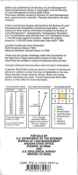 Little Horn Mountains Surface Management Status 1:100,000-Scale Topographic Map - Wide World Maps & MORE!