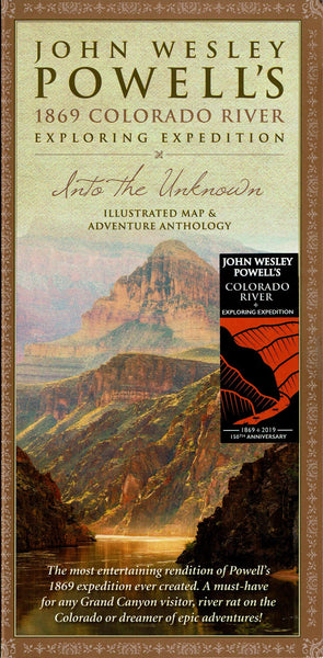 John Wesley Powell's 1869 Colorado River Exploring Expedition: Illustrated Map & Adventure Anthology - Wide World Maps & MORE! - Map - Time Traveler Maps - Wide World Maps & MORE!