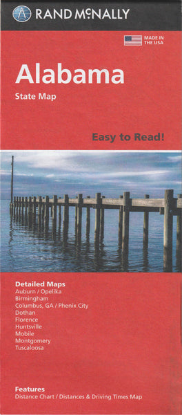 Alabama State Map Easy To Read! - Wide World Maps & MORE!