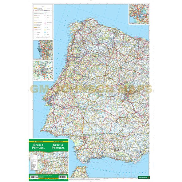 Spain & Portugal (International Map Series) - Wide World Maps & MORE!