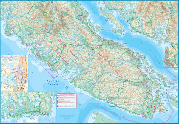 International Travel Map Vancouver Island: Victoria, Tofino Region - Wide World Maps & MORE! - Map - ITMB Publishing, Ltd. - Wide World Maps & MORE!