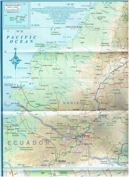 Colombia Travel Reference Map (Waterproof) 1:1,300,000 - Wide World Maps & MORE! - Map - ITMB Publishing, Ltd. - Wide World Maps & MORE!