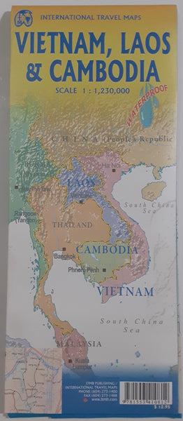Vietnam, Laos, & Cambodia - Wide World Maps & MORE!