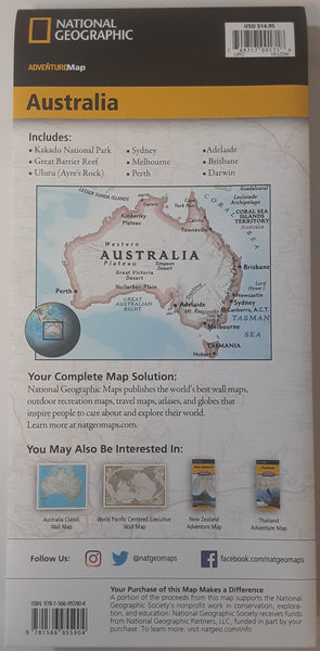 Australia (National Geographic Adventure Map, 3501) - Wide World Maps & MORE!