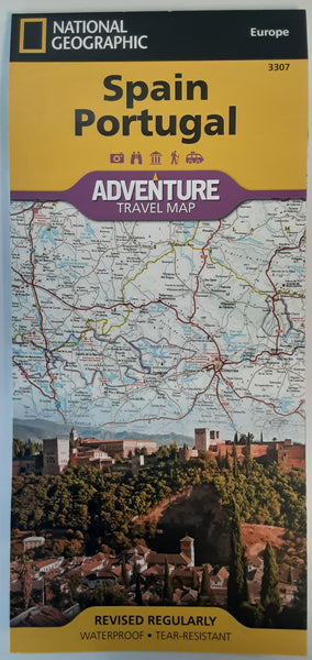 Spain and Portugal (National Geographic Adventure Map, 3307) - Wide World Maps & MORE!